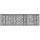 zaun|zu® Sichtschutzstreifen Design Vlies Criss Cross 260 x 60 cm Hellgrau