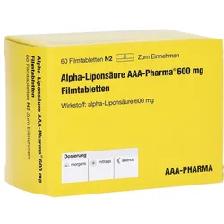 Alpha Liponsäure AAA- Pharma 600 mg Film 60 St