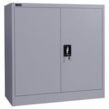 Makika Aktenschrank / Büroschrank abschließbar 90x90x40cm in Anthrazit