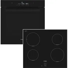 Daewoo Backofen Set Induktionskochfeld 73 Liter Hydrolyse SoftClose Autark