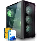 SYSTEMTREFF Gamer PC-System - Ryzen 7 5700X - AMD Radeon RX 9060 XT 8GB - 32GB DDR4 - 1TB NVMe - Windows 11 Pro - Desktop