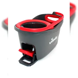 Vileda Turbo Easy Wring & Clean schwarz + Ersatzköpfe 2 St.