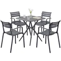 deluke NORA Set 4-tlg. Dunkelgrau