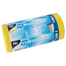 Papstar Müllsäcke, HDPE 120 l gelb