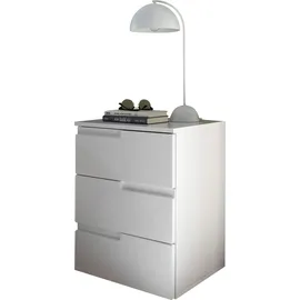 SchlafKONTOR Nachtschrank Spice 46 x 40,2 x 61,6 cm Weiß