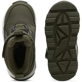 Puma Evolve Puretex AC+ Baby-Winterstiefel 04 dark olive/galactic gray/white 27