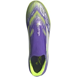 adidas F50 League Laceless FG/MG Purple Rush / Cloud White / Lucid Lemon 46