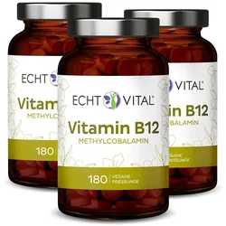 Echt Vital Vitamin B12 - 3 Gläser 3x180 St