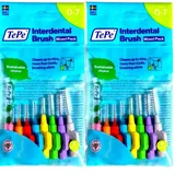 TePe Interdentalbürsten 2x8 TePe Original Interdentalbürsten - 0,4 bis 1,3 mm gemischt