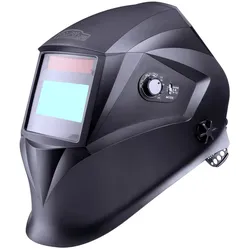Tacklife Professioneller Schweißer Helm mit automatischer Verdunkelung, 98mm x43mm großer Sichtbereich Schweißerschutzmaske - PAH04D