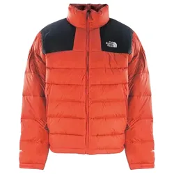 THE NORTH FACE Massif Daunenjacke Kinder Jungen Ski-Jacke Jugendliche wasserabweisende Schnee-Jacke Gänsedaunen NF0A827Z1W2 Orange/Schwarz - M