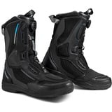 SHIMA STRATO Wasserdichte Motorradstiefel Herren und Damen - Motorrad Stiefel Tourenstiefel Schuhe Männer Leder Schwarz 41)