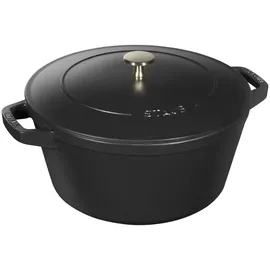 Staub Cocotte Kochtopfset 2-tlg. schwarz