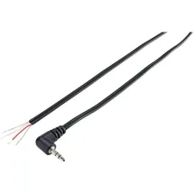 TRU Components 93038c443 Klinken-Steckverbinder 3.5 mm Klinkenstecker 3.5 mm - offene Kabelenden Stereo 1 St.