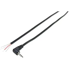 TRU Components 93038c443 Klinken-Steckverbinder 3.5 mm Klinkenstecker 3.5 mm - offene Kabelenden Stereo 1 St.