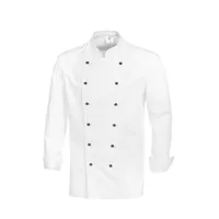 BP Kochjacke (Kugelknöpfe nicht inbegriffen) - Langarm - Normale Passform - Größe: 42 - Farbe: weiß