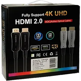 Maxtrack HDMI Anschlusskabel HDMI-A Stecker HDMI-A Stecker 20 m Schwarz