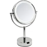 RIDDER Kosmetik-Standspiegel mit LED Aurora chrom | Gr.: onesize