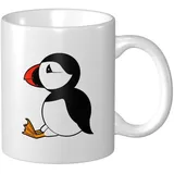 Kaffee-Tasse 330Ml Papageientaucher Geschenk Tasse Personalisierte Kaffeetasse Geschenkidee Fototasse Für Büro, Office, Freundin