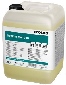 ECOLAB Neomax star plus Automatenreiniger, Hervorragende Reinigungsleistung mit schaumarmen Wirkstoffen, 10 l - Kanister