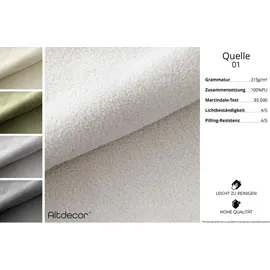 altdecor Modulares Sofa Ecksofa in L-Form - Kerru-L2 - 380x190x70 cm Weiß universal, links/rechts Corner modular Sofa Eckcouch Couch Wohnlandschaf... - Weiß