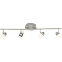 Brilliant Lampe Stairs LED Spotrohr 4flg eisen/chrom