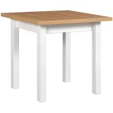 LeafDesign Esstisch, Perfekter Esstisch für kleine Wohnungen, Klapptisch mit Zwei Einsätzen (2x40cm), Tisch für 4-8 Personen, Made in EU, „Max 8 “ (80/160x80x76)