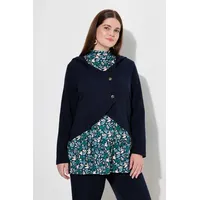 Ulla Popken Sweatjacke in marine | Gr.: 50-52