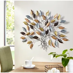 Wanddekoobjekt »Fagus«, modern, Metall, 96082514-0 bunt B/H/T: 103 cm x 91 cm x 2 cm