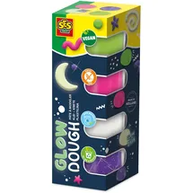 SES Creative 00516 Feel good Knete-Glow (4x90gr), Mehrfarbig