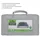 Dehner Abdeckung für Gartenbank 3-Sitzer 170 x 85 x 70 cm Grau
