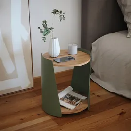 Vicco Couchtisch Grün Eiche 40 x 46 cm