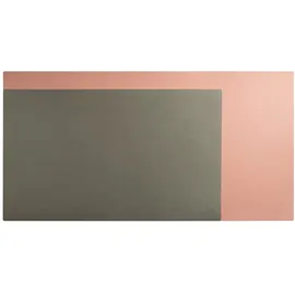 Exacompta 29123E Flexible Schreibunterlage Home Office, aus zweifarbigem Kunstleder (Polyurethan), grau