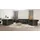 s-style möbel SITZGARNITUR 3+2+1 Chesterfield Morin Schwarz Vegan Leder