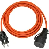 Brennenstuhl 1169960 Strom Verlängerungskabel Orange, Schwarz 5m AT-N05V3V3-F 3G 1,5mm2 Ölbestän