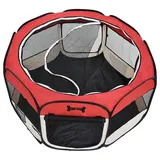 Melko Welpenlaufstall faltbar Tierlaufstall Welpenauslauf Freilaufgehege Laufstall