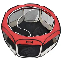 Melko Welpenlaufstall faltbar Tierlaufstall Welpenauslauf Freilaufgehege Laufstall