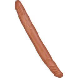 Double Dildo, 35,5 cm, natur-mittel