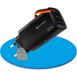 Sonero USB-C, - USB-A, GaN PD, 2x 1x schwarz