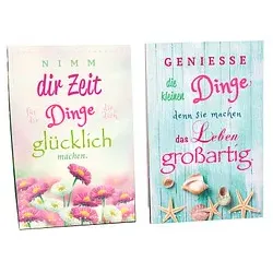 LUMA Aufstellkarte Nimm dir Zeit... DIN B6 Schrift