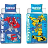 Character World Transformers Optimus Prime Bumblebee Offizielles Kinder-Bettwäsche-Set für Einzelbett, wendbar, 2-seitig, inkl. passendem Kissenbezug, Charges-Design, Einzelbett-Set