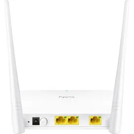 Cudy WR300 Router Wireless Fast Ethernet 300Mbps Single Band 2.4GHz Bianco - Weiß/Silber/Schwarz