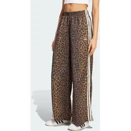 adidas Wide Leg Satin Joggers braun XS