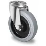 kaiserkraft CASCOO Rückenlochlenkrolle ø 125 mm Serie R4E2 Kugellager