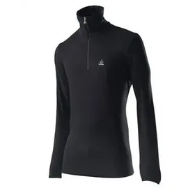 Löffler Herren Ski-Funktionsshirt Transtex Zip-Rolli Basic Cf, schwarz