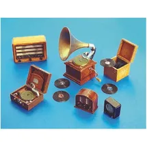 Plus Model Modellbauzubehör Gramophone und Radios 1:35