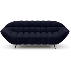 Sofa Gappa Stoff Blau Dunkelblau 2-Sitzer