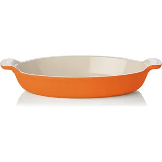 Le Creuset Auflaufform Tradition oval 28 cm Ofenrot, Auflaufform, Orange