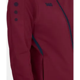 Jako Damen Polyesterjacke Challenge, Maroon/Marine, 42