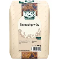 Fuchs Einmachgewürz ganz im 1er Pack (1 x 1 kg) - zum Einmachen von Gemüse oder zum Verfeinern von Antipasti, Fleisch,- oder Fischgerichten